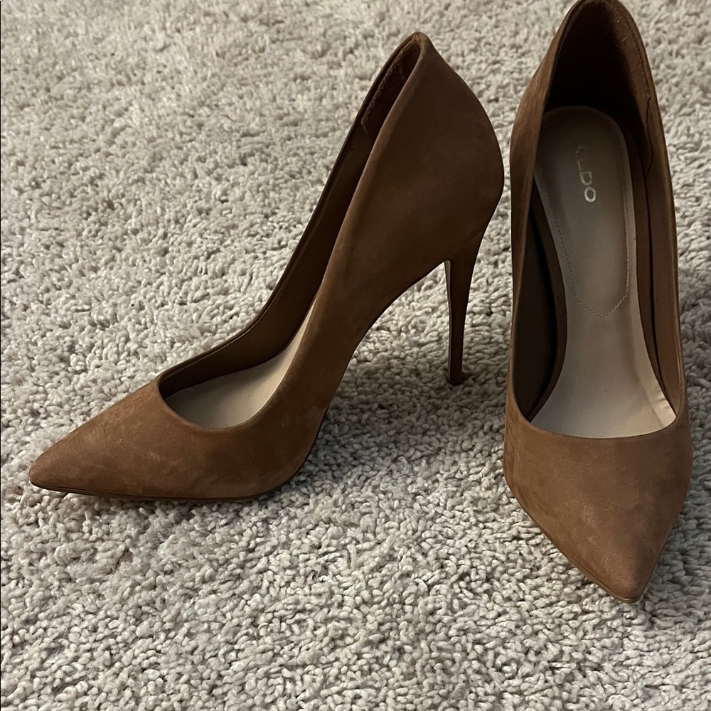 Aldo Tan Pointed Toe Heels